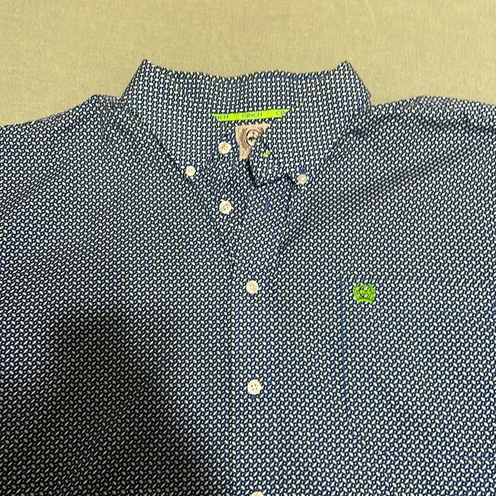 Cinch short sleeve button up